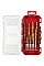 Набор сверл по металлу Milwaukee RedHEX Shockwave HSS-TiN, 3-10мм, кейс, 10шт