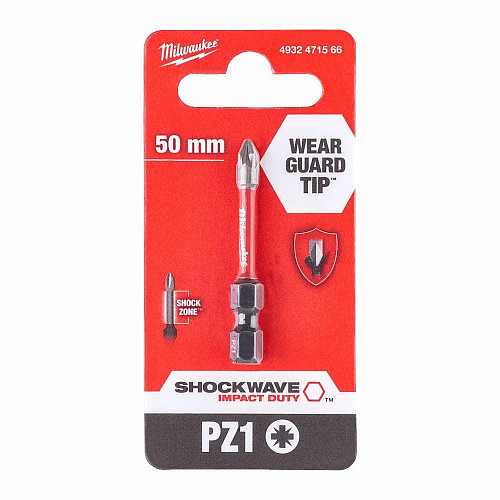 Біта Milwaukee Shockwave, PZ1х50мм