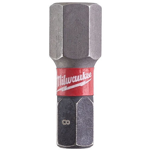 Биты Milwaukee Shockwave, Hex8х25мм, набор 2шт