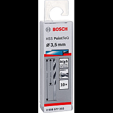 Свердло по металу Bosch Professional HSS-PointTeQ, 3.5х39х70мм, 10шт