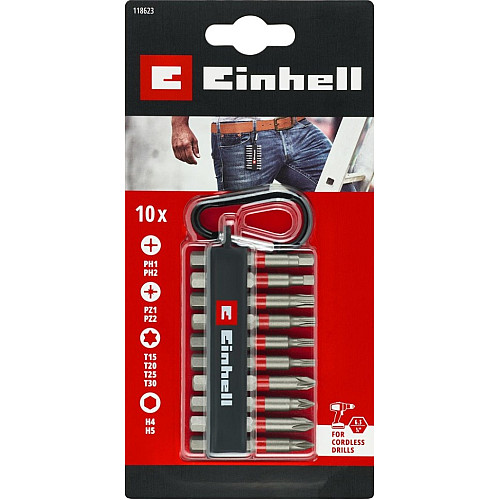 Набір ударних Einhell 50мм карабін 10шт 0.13кг