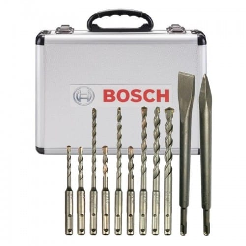 Набор сверл и зубил Bosch Professional SDS-plus, кейс, 11шт