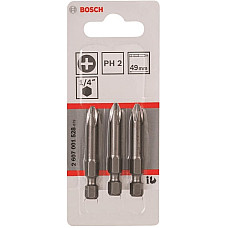 Біти Bosch Professional Extra-Hart PH2, 49мм, 3шт