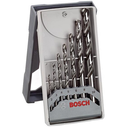 Набір свердел по металу Bosch Professional HSS-GMiniX-Line, 2-10мм, кейс, 7шт