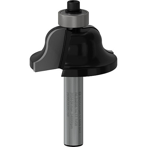 Фреза профільна B Bosch Professional Std S8 R6.3 B12.7 L17