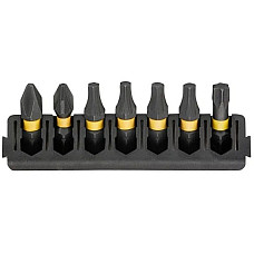 Біти DeWalt FlexTorq 25мм Рh2 Pz2 Т20 Т25 Т30 набір 7шт