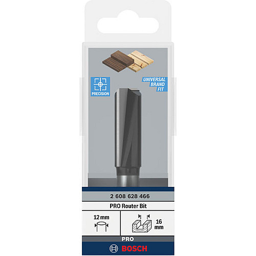 Фреза пазова Bosch Professional з двома лезами Std S8 D16 L40