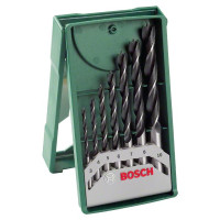 Набір свердел по дереву Bosch Professional, 3-10мм, кейс, 7шт