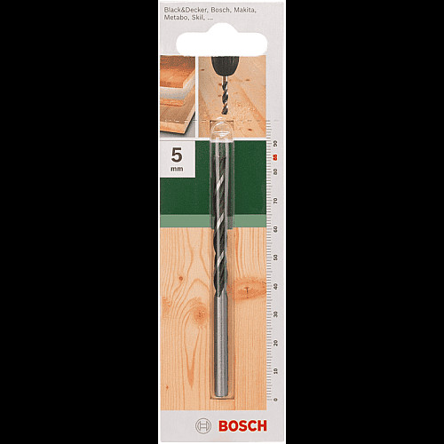 Свердло по дереву спіральне Bosch 5x50мм
