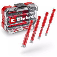 Свердло по кахелю та склу трубчате Einhell 5/6/8/10мм XS-Case набір 4шт 0.12кг