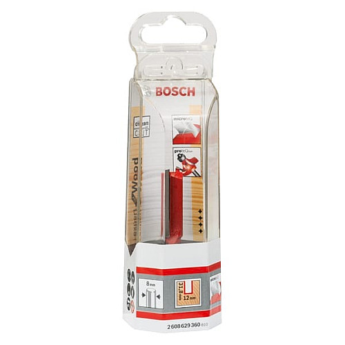 Фреза пазова твердосплавна Bosch Professional Expert S8 D12 L31.8