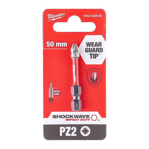 Бита Milwaukee Shockwave, PZ2х50мм