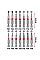 Біти Einhell HEX, PH, PZ, Torx, 50мм, кейс, набір 42шт