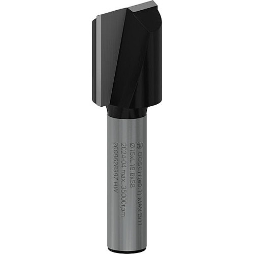 Фреза пазова Bosch Professional з двома лезами Std S8 D15 L20
