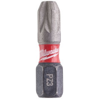 Биты Milwaukee Shockwave, PZ3х25мм, набор 2шт
