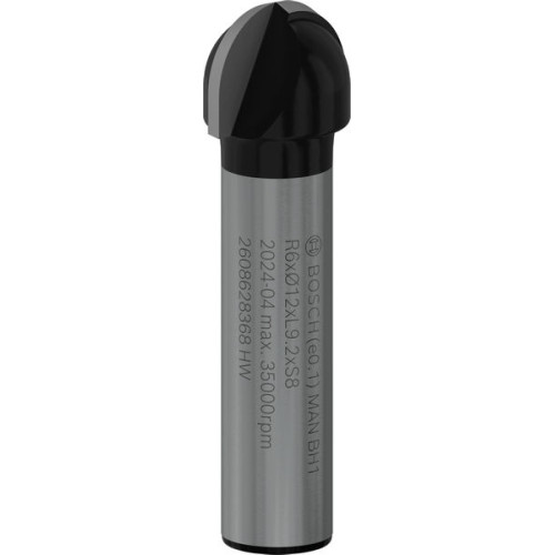 Фреза галтельна Bosch Professional Std S8 R6 D12 L9.2