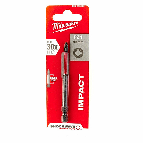 Бита Milwaukee Shockwave, PZ1х90мм