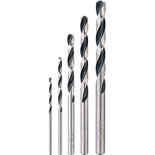 Набір свердел по металу Bosch Professional HSS-PointTeQ, 2-6мм, 5шт