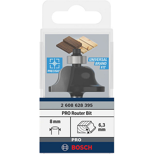 Фреза профільна B Bosch Professional Std S8 R6.3 B12.7 L17
