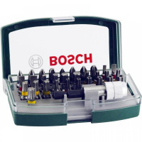 Биты Bosch Professional магнитный битодержатель, SL, PH, PZ, H, T, TT, 25мм, кейс, набор 32шт