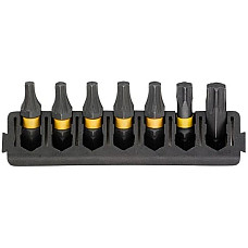 Біти DeWalt FlexTorq 25мм Т15 Т20 Т25 Т30 Т40 набір 7шт