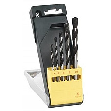 Набір свердел по бетону Bosch Professional, 4-10мм, кейс, 5шт