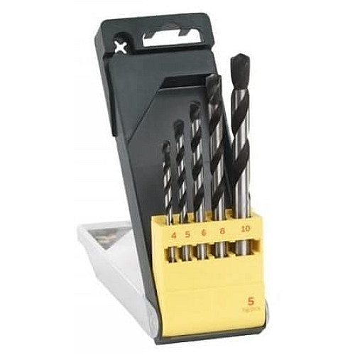 Набор сверл по бетону Bosch Professional, 4-10мм, кейс, 5шт