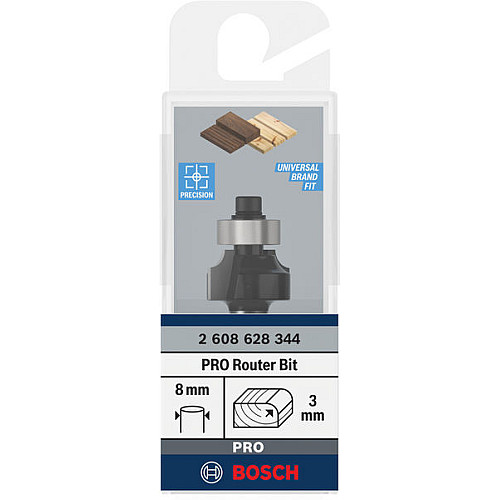 Фреза карнизна Bosch Professional Std S8 R3 L10.2