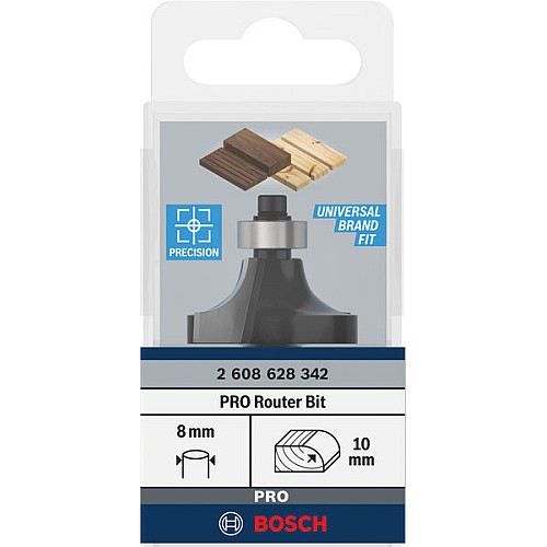 Фреза карнизна Bosch Professional Std S8 R10 L16.5