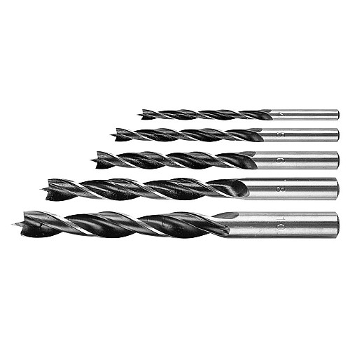 Набір свердел по дереву GRAPHITE спіральне 4-6,8,10мм 5шт