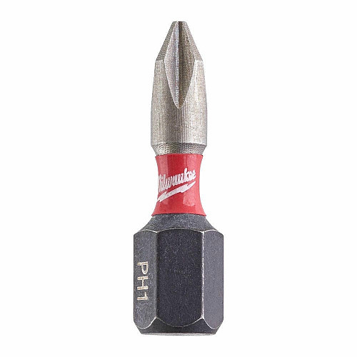 Биты Milwaukee Shockwave, PH1х25мм, набор 2шт