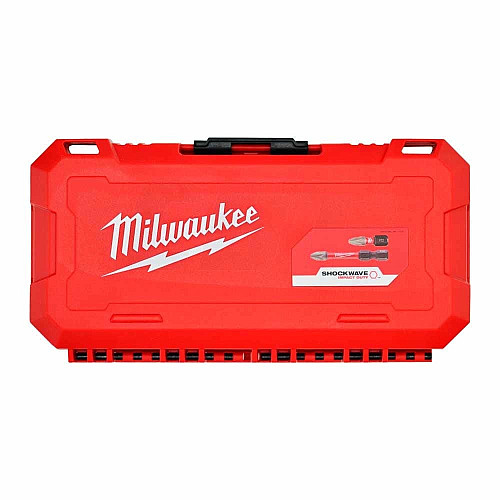 Біти Milwaukee Shockwave, сталь, кейс, набір 70шт