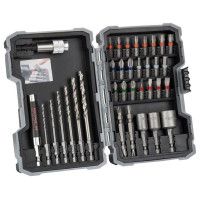 Біти та свердла Bosch Professional Pro-Mix Metal магнітний бітотримач, торцеві головки 3шт, набір 35шт