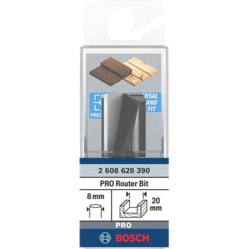 Фреза пазова Bosch Professional Std S8 D20 L25