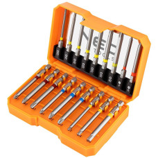 Біти Neo tools SL,PH,PZ,H,TX, 75мм, сталь S2, кейс набір 18шт