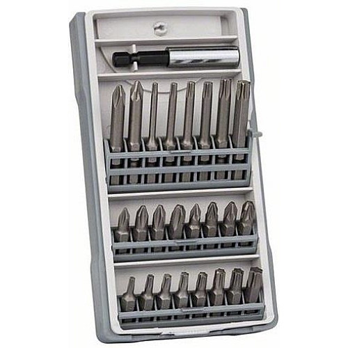 Біти Bosch Professional Mini X-Line Extra Hard, магнітний бітотримач, PH,PZ,T, кейс, набір 25шт