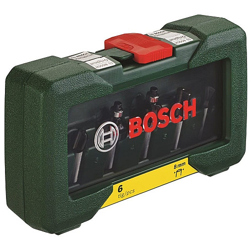 Набор фрез по дереву Bosch Professional Expert for Wood 8мм, 6шт.