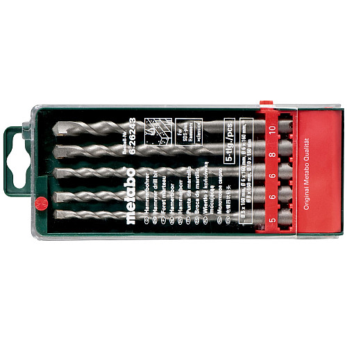 Набір бурів Metabo, SDS-plus, Classic, 5шт