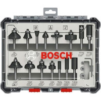 Набор комбинированных фрез Bosch Professional 6мм 15шт