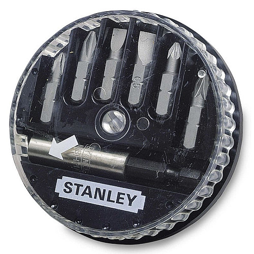 Набор бит Stanley, с магнитным держателем, 1/4