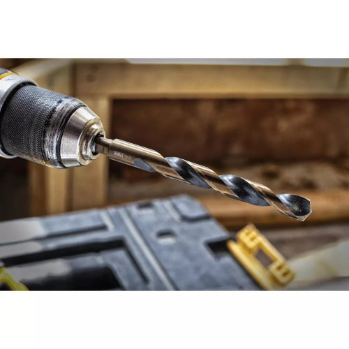 Набір свердел по металу DeWALT Black&Gold HSS-G 1-8мм, кейс, 14шт