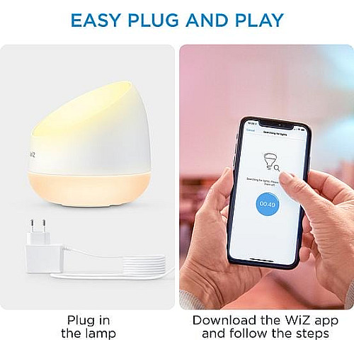 Светильник WiZ LED 9Вт 2200-6500К 640Лм RGB Wi-Fi умный Dual Zonе