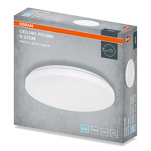 Світильник накладний OSRAM CEILING ROUND 24Вт 6500K1920Лм