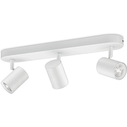 Светильник точечный накладной умный WiZ IMAGEO Spots, 3х5W, 2200-6500K, RGB, Wi-Fi, белый