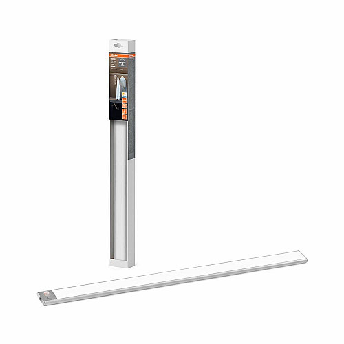Светильник с аккумулятором OSRAM LINEAR FLAT 4Вт 3000/4000/6500К 270Лм 600мм 3000мА•час дымируется датчик движения USB-A > USB-С серый