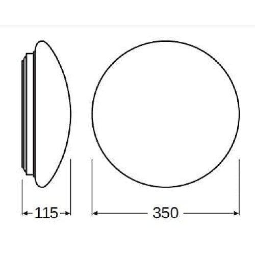 Светильник накладной LEDVANCE SF CIRCULAR LED 18Вт 1440Лм 4000K 350мм IP44 белый