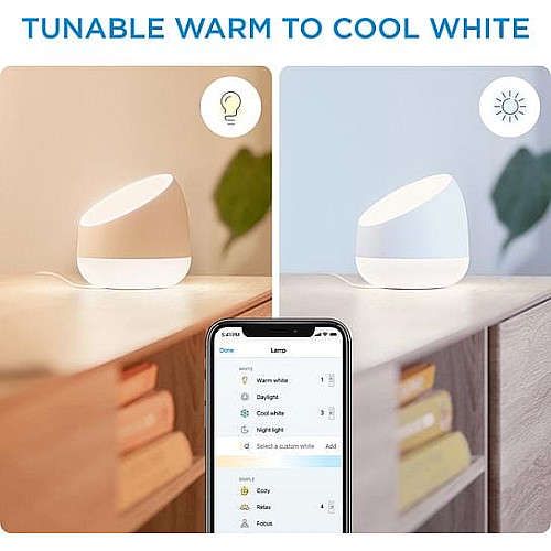 Светильник WiZ LED 9Вт 2200-6500К 640Лм RGB Wi-Fi умный Dual Zonе