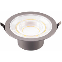 Светильник даунлайт LEDVANCE Decor Filament Echo 7Вт 650Лм 2700K 166мм серый
