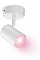 Светильник точечный накладной умный WiZ IMAGEO Spots, 1х5W 2200-6500K RGB белый