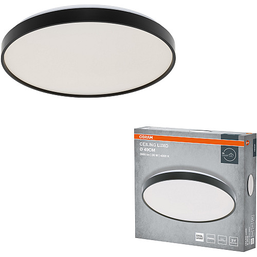 Світильник накладний OSRAM CEILING LUXO 36Вт 4000К чорний